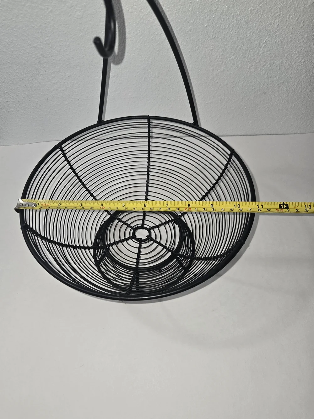 Black Wire Fruit Basket with Hanging Hook - Home Accents